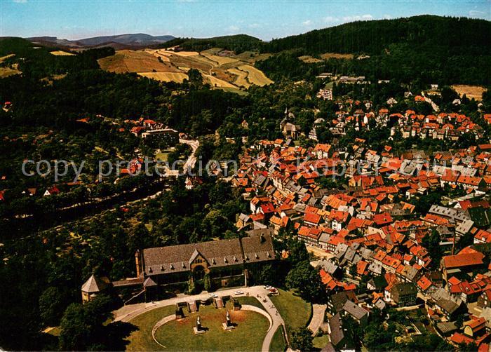 GOSLAR Harz Niedersachsen Fliegeraufnahme Kaiserpfalz