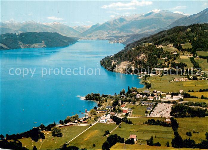 Doebriach Millstaettersee Fliegeraufnahme