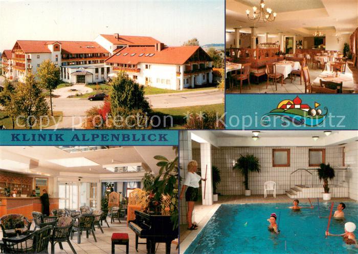 Bad Griesbach Rottal Klinik Alpenblick Speisesaal Rezeption Bewegungsbad