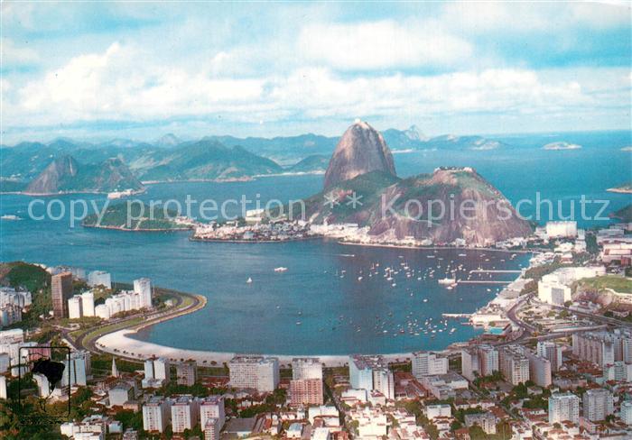 Rio de Janeiro Botafogos Bay Fliegeraufnahme