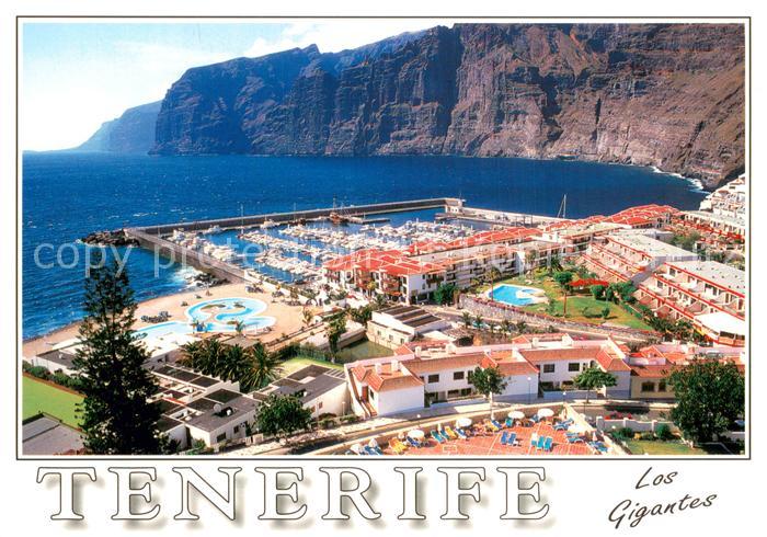 Tenerife Islas Canarias Spanien ES Los Gigantes Fliegeraufnahme