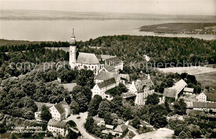 Andechs Kloster Andechs am Ammersee Fliegeraufnahme