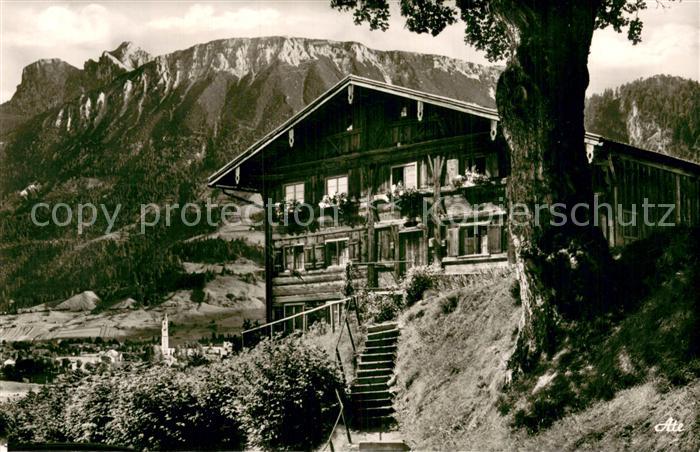 Pfronten Ostallgaeu Bayern Altes Allgaeuer Bauernhaus