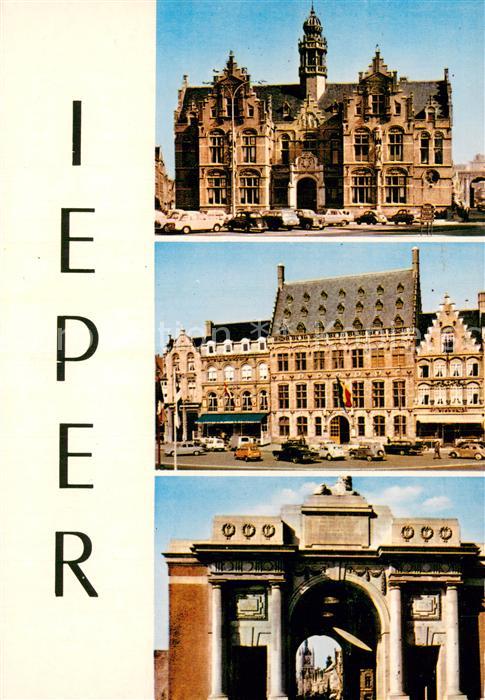 Ieper Grote Markt De Meenenpoort