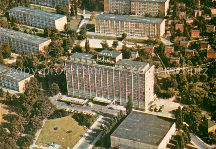 Gottwaldov Zlin CZ Hotel Moskva Fliegeraufnahme