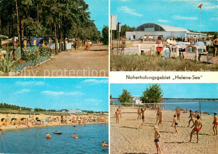 Frankfurt Oder Campingplatz Naherholungsgebiet Helene See Strand Beach Volleybal