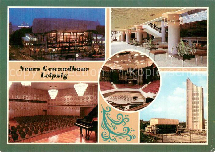 LEIPZIG Sachsen Neues Gewandhaus Foyer zum Grossen Saal Kleiner Saal Hochhaus de