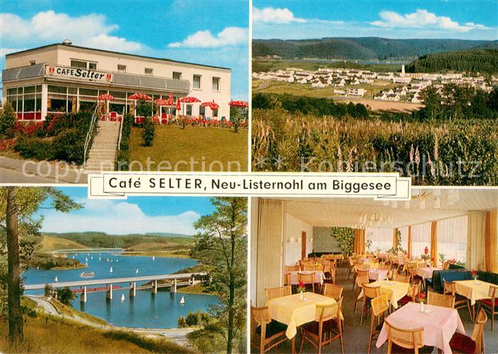 Neu-Listernohl Cafe Selter am Biggesee Bruecke Gastraeume