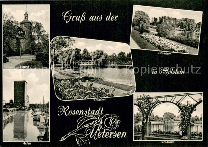 Uetersen Kirche Hafen Rosarium
