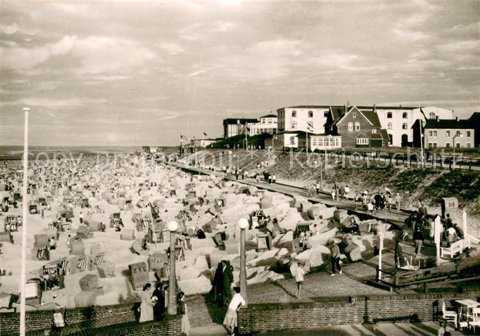 Wangerooge Nordseebad Strand und Hotels