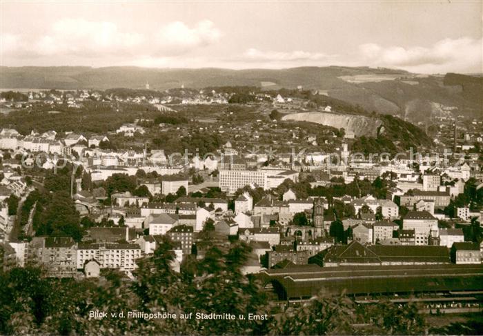 KAssEL  CITY Blick von der Philippshoehe auf Stadtmitte und Emst