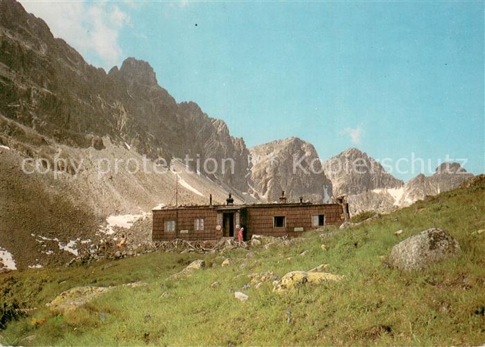 Vysoke Tatry Velka Studena dolina Zbonicka chata Berghaus Hohe Tatra