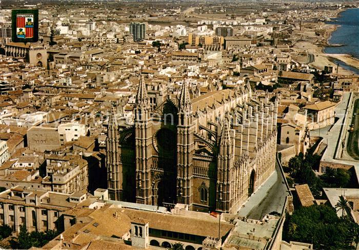 Palma de Mallorca Vista aérea de la catedral