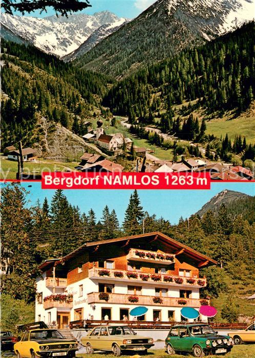 Namlos Panorama Bergdorf Berggasthaus Namloserhof Alpen