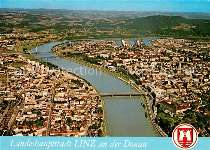 Linz Donau Panorama Landeshauptstadt