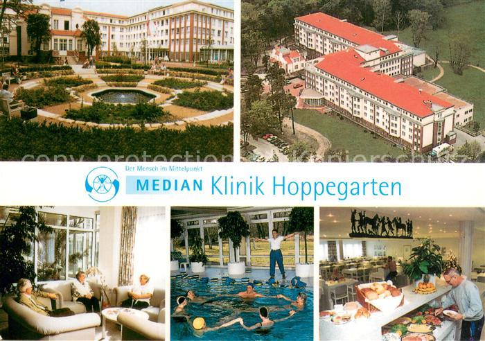 Hoppegarten Median Klinik Rehabilitationsklinik Hallenbad Speisesaal Parkanlagen