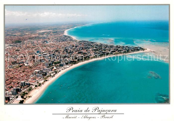 Maceio Brazil Praia de Pajucara vista aérea
