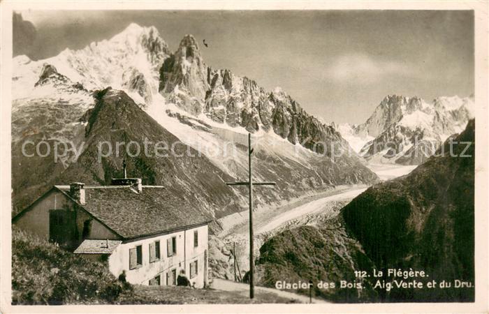 La Flegere 74 Glacier des Bois Aig Verte et du Dru