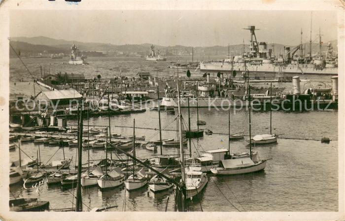 Toulon Var Vue sur le port et la Rade