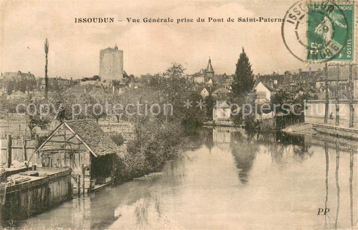 Issoudun 36 Vue generale prise du Pont de Saint Paterne