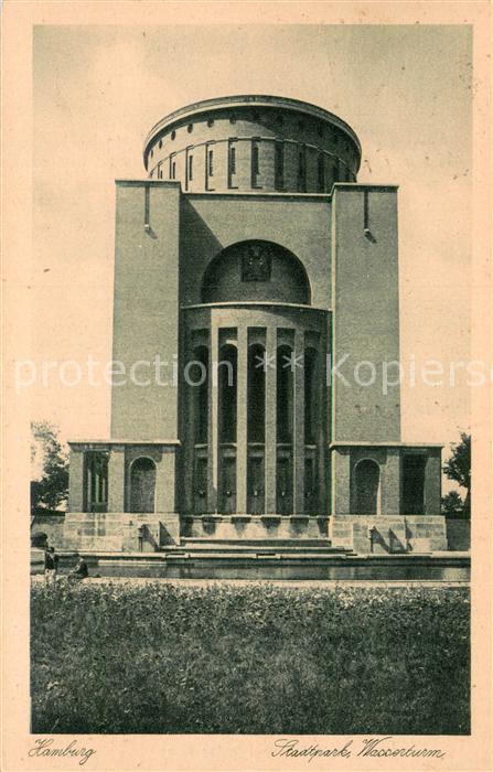 HAMBURG  CITY Staatspark Wasserturm