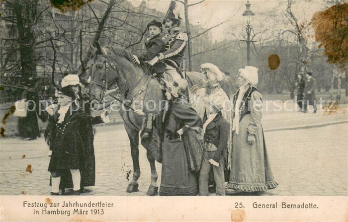 HAMBURG  CITY Festzug zur Jahrhundertfeier im Maerz 1913