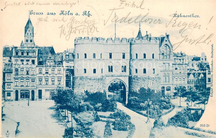 Koeln  Rhein Hahnenthor