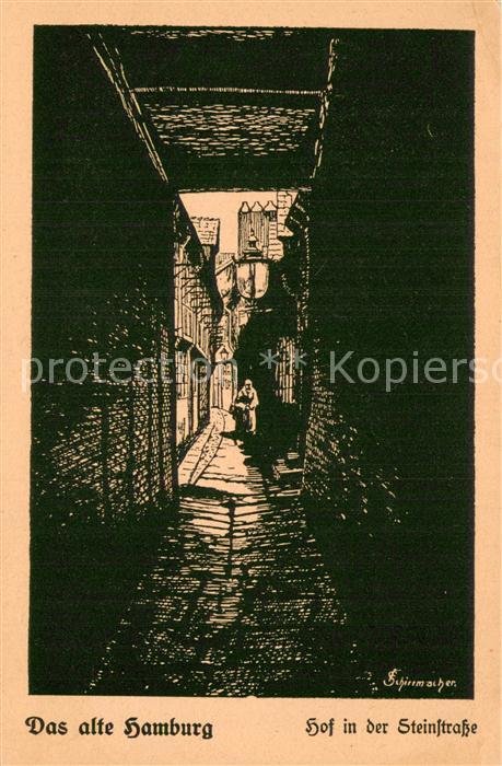 HAMBURG  CITY Hof in der Steinstrasse