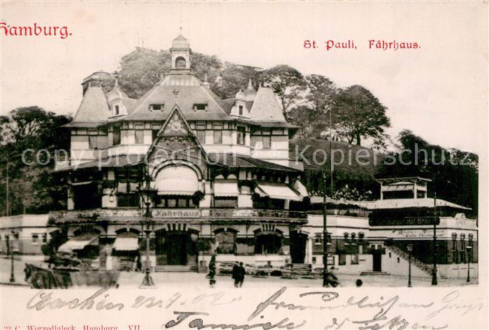 HAMBURG  CITY St Pauli Faehrhaus