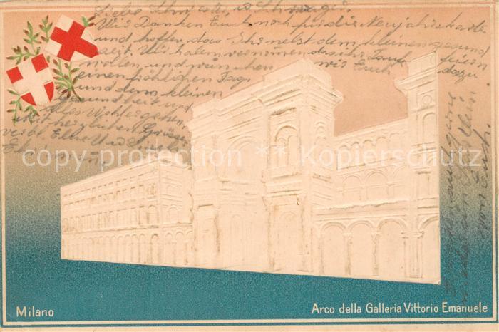 Milano Arco della Galleria Vittorio Emanuele