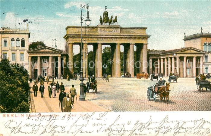 BERLIN  CITY Brandenburger Tor Pariser Platz