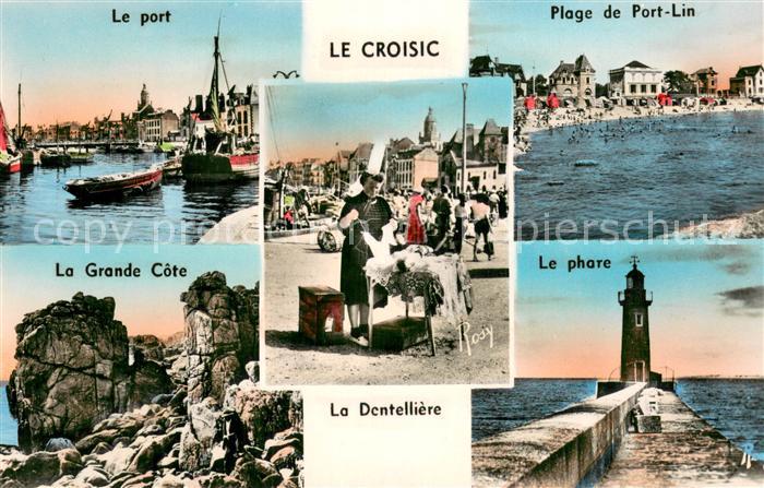 Le Croisic 44 Le port Plage de Port Lin La Grande Cot