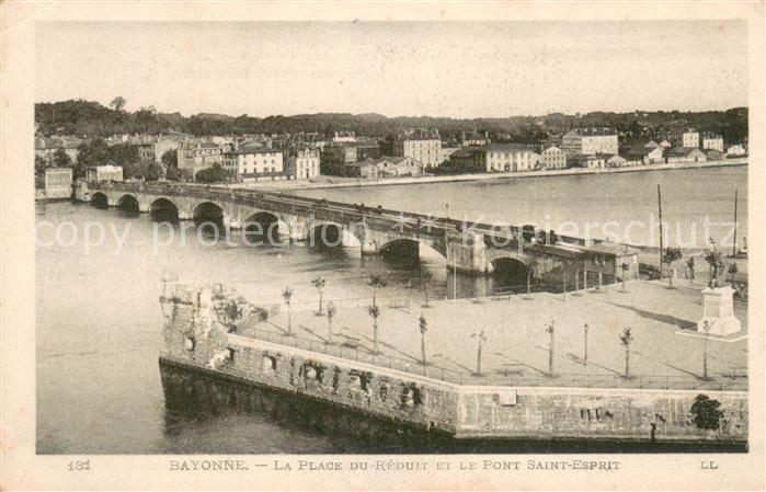Bayonne 64 La Plage du Reduit et la Pont Saint Esprit
