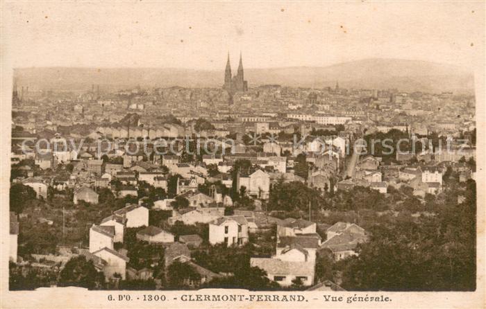 Clermont  63-Ferrand Vue generale aerienne