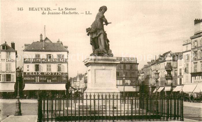 Beauvais 60 La Statue de Jeanne Hachette