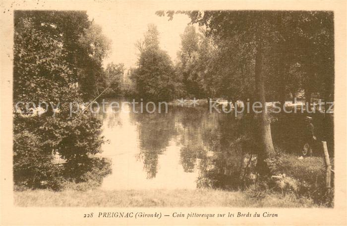 Preignac Coin pittoresque sur les Bords du Ciron