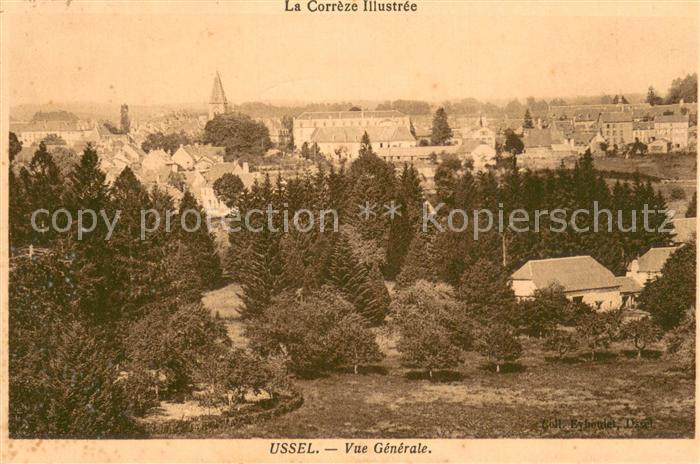 Ussel Correze Vue generale