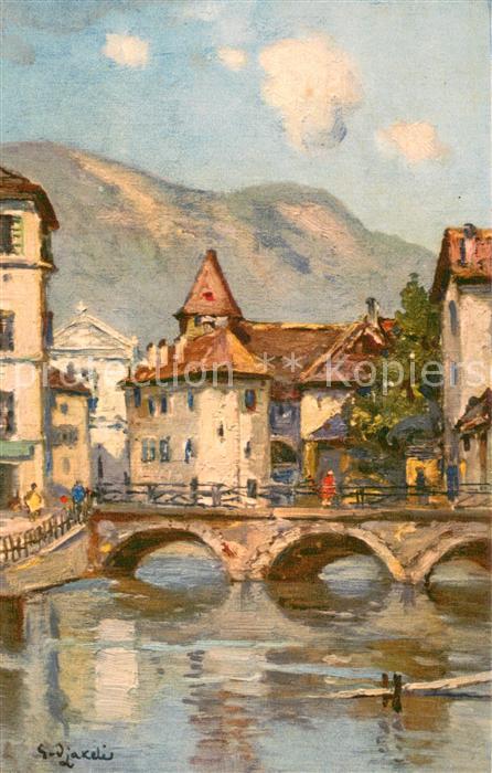 Annecy 74 Haute-Savoie Le Pont Morens