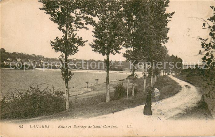 Langres 52 Route et Barrage de Saint Ciergues