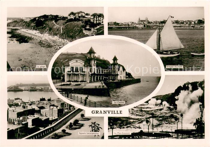 Granville 50 Manche La Plage Square Lecarpentier Entree du