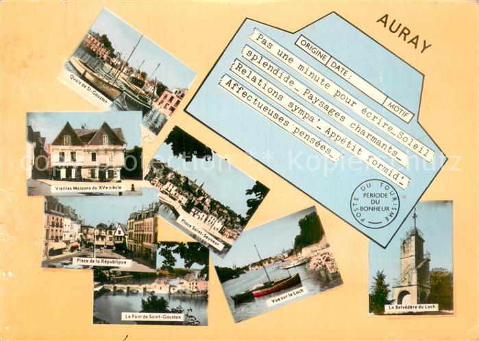 Auray 56 Quais de St Goustan Vieilles Maisons Place de la Republique Le Point de