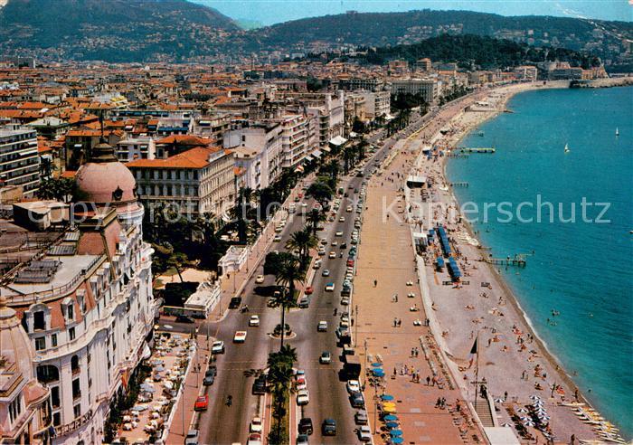 Nice  06 Nizza Vue aerienne la Promenade des Anglais