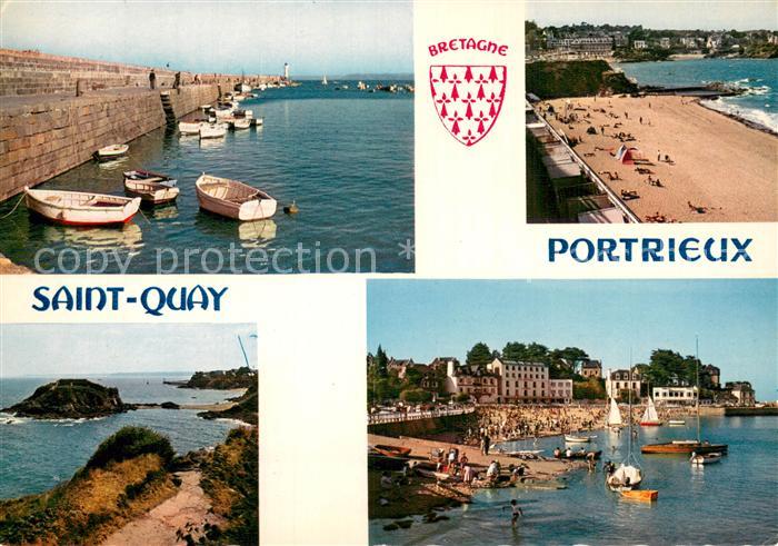 Saint-Quay-Portrieux Vue generale sur le port les plages