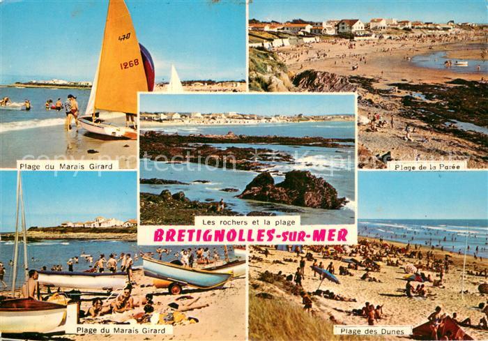Bretignolles-sur-Mer Plage du Marais Girard Les rochers Plage de la Paree Plage