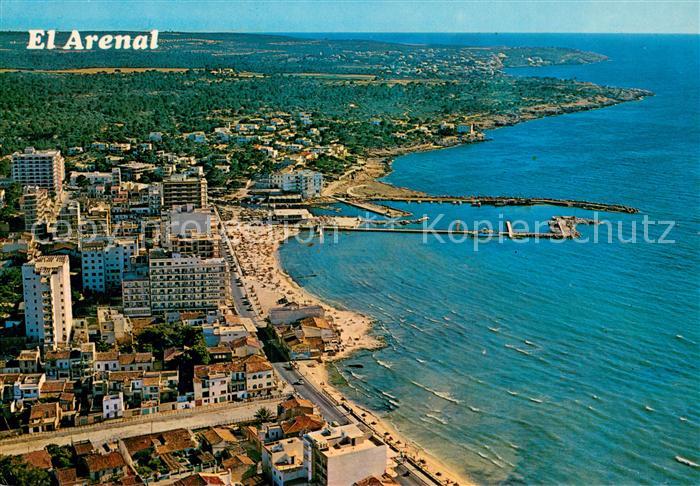 El Arenal Mallorca ES Fliegeraufnahme