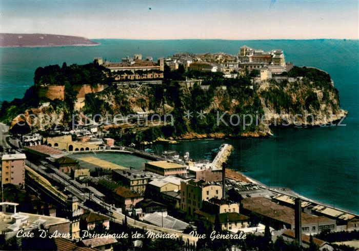 Monaco Vue generale aerienne