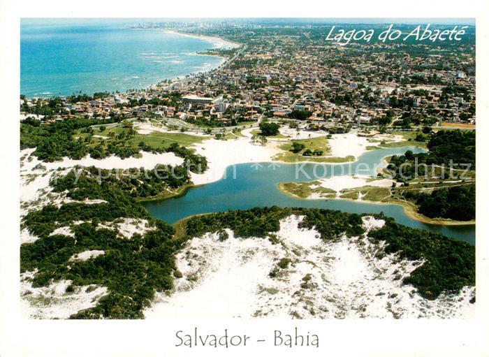 Salvador Bahia Brasil Lago do Abaete Fliegeraufnahme