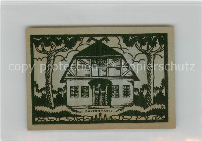 Stockelsdorf Bauernhaus Kirchengemeinde 50 Pf Schein