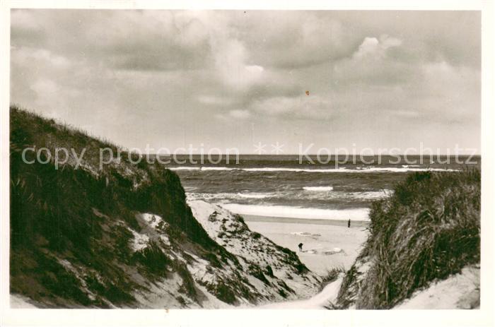 Insel Sylt Duenendurchblick