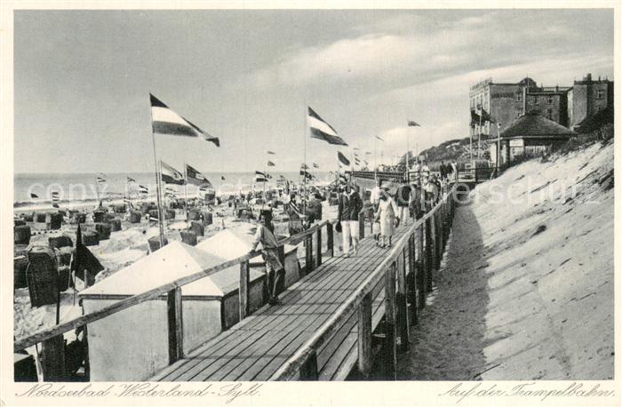 Westerland Sylt Strandpartie